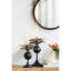 Miroir mural 19,5 "contemporain avec cadre en métal gris-576569229