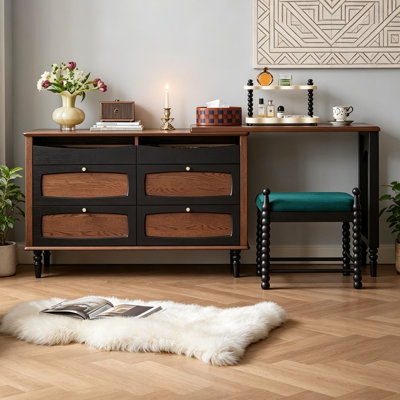 French style bedroom telescopic dressing table