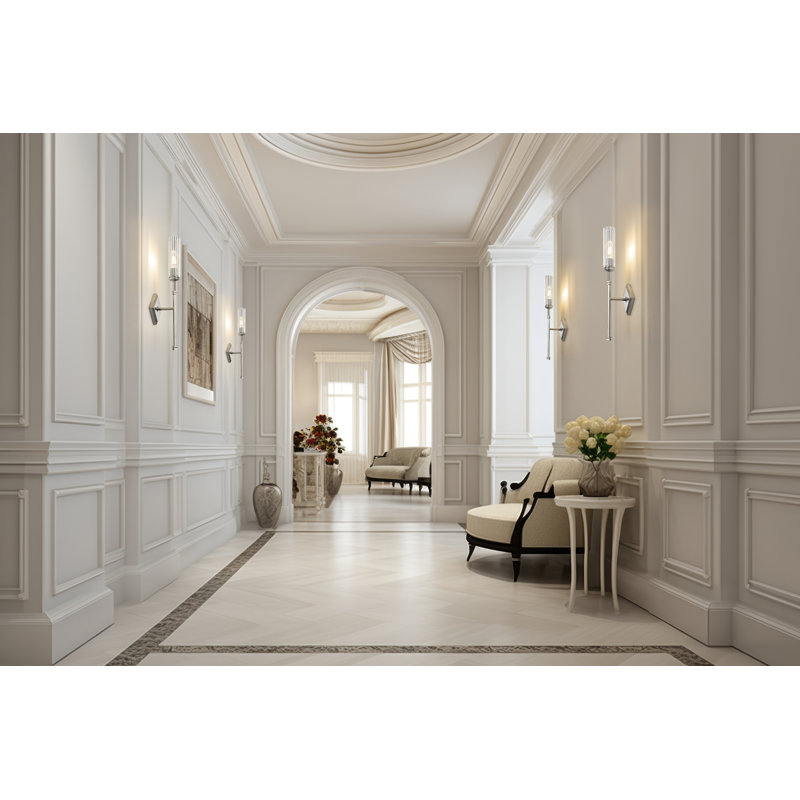 Granton 23.75 inch Brushed Nickel 1 Light Wall Sconce, Brushed Nickel