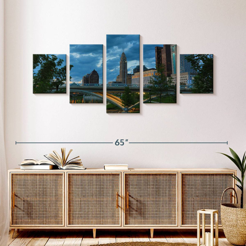 Scioto Greenway Trail Ohio, 24" H x 55" W