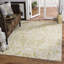 Tapis ivoire et doré damassé Adie-760193527
