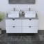 Meuble-lavabo double 47,2 po avec comptoir Kareema-1409207111