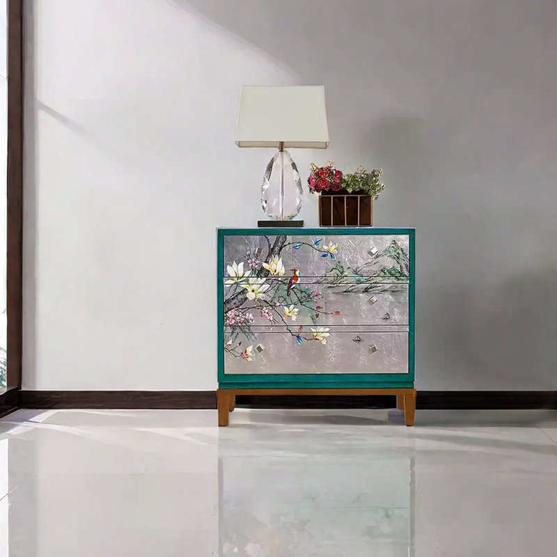 Modern painted drawer accent chest