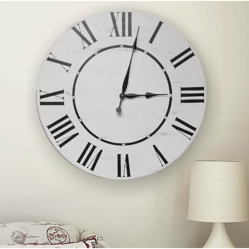 Horloge murale surdimensionnée campagne Cosimo, Moyen