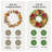 17" Spring Blooms Floral Wreath