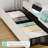 Bed Frame With Adjustable Headboard And 2 Storage Drawers-110712993-110712990