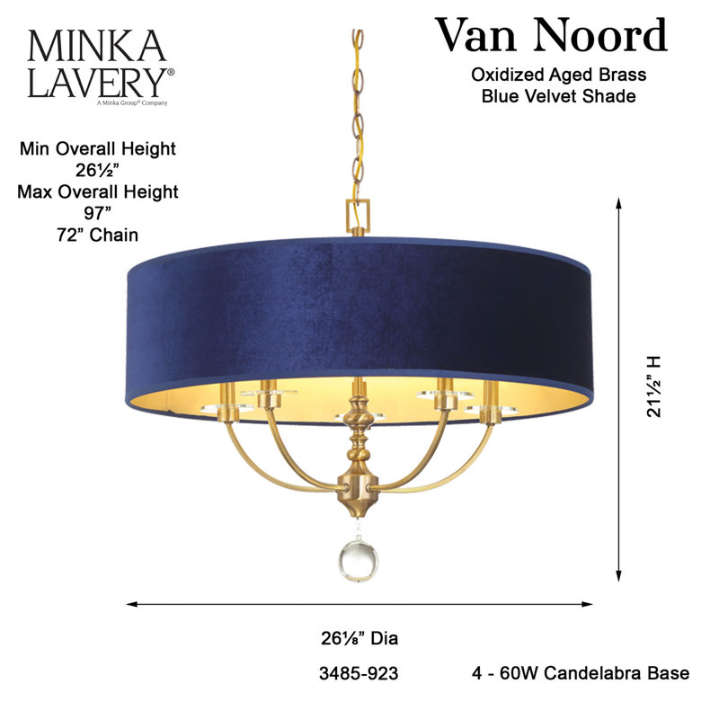 Rosdorf Park Lehuanani - 5Lt Pendant In Oxidized Aged Brass Finish
