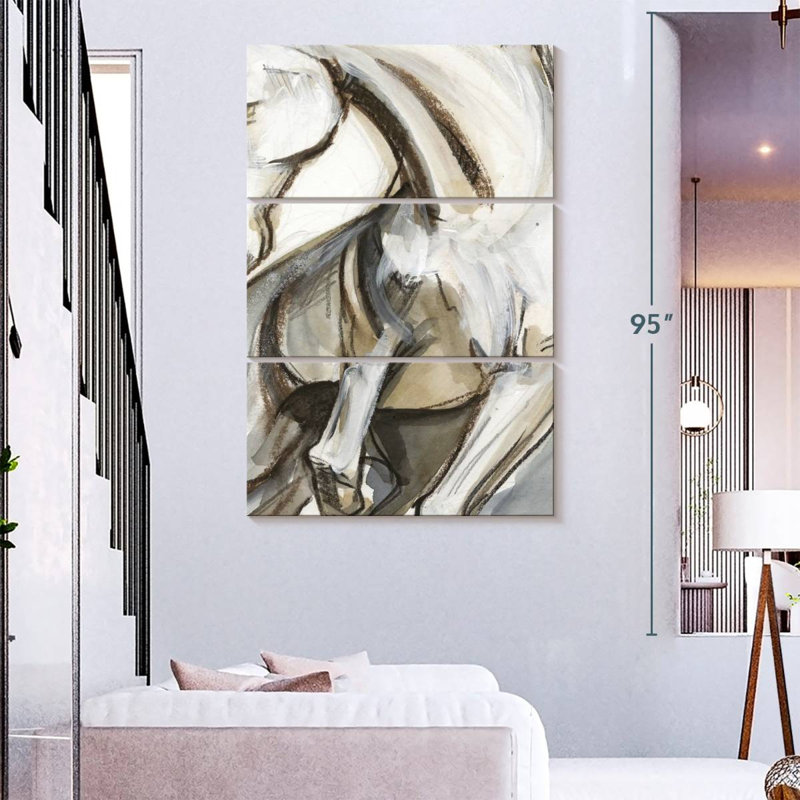 Avery Horse Abstraction II, H 74 po x l 48 po