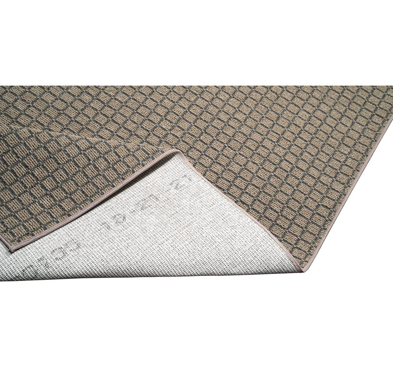 Ensemble de tapis intérieur / extérieur en polyester touffeté à la machine Leathea, Rectangle 1 pi 6 po x 2 pi 3 po