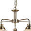 Lustre traditionnel 5 lumières à abat-jour Asner-1881478811