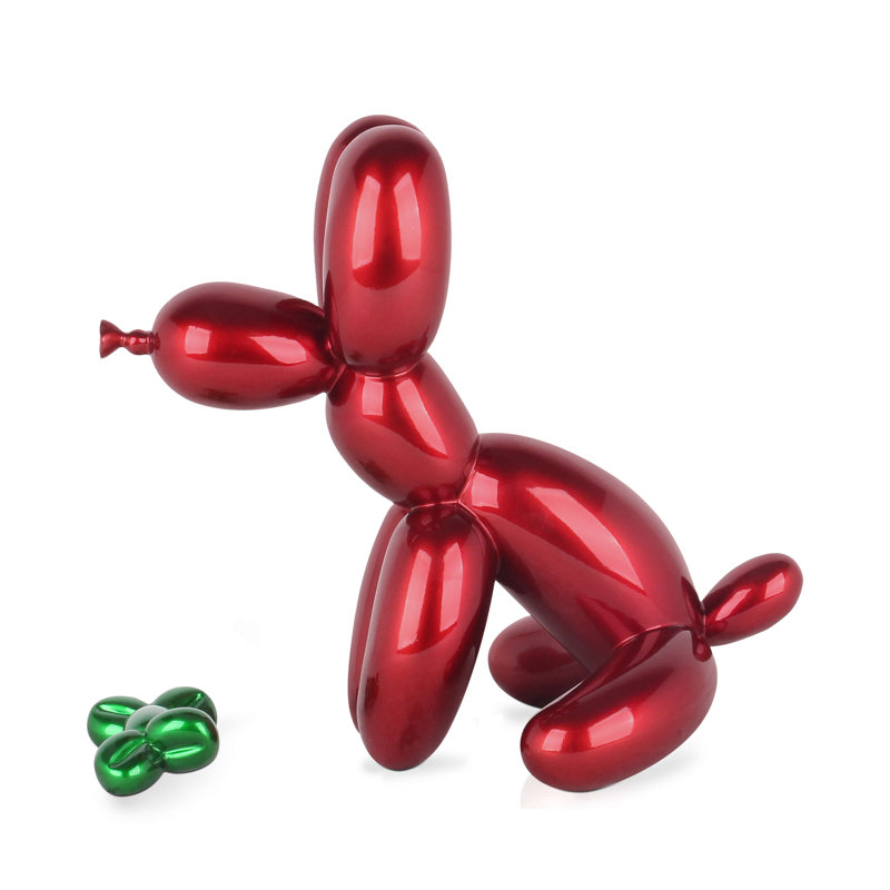 Aalam Animals Figurines & Sculptures, 28 cm H x 18cm W x 30cm D, Red