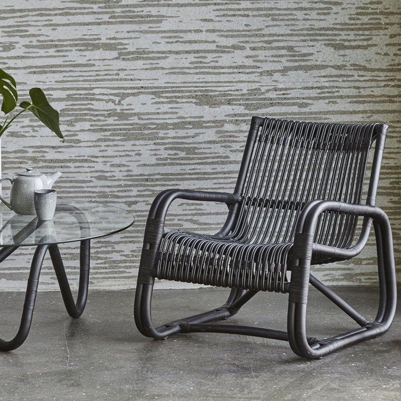 Curve Armchair, Black