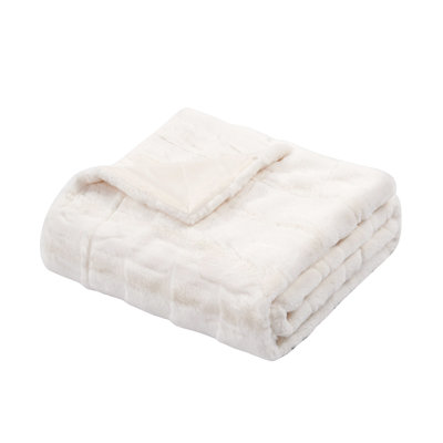 Stylish Faux Fur Throw