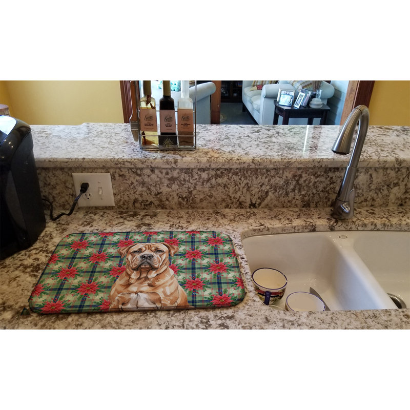 Tapis de vaisselle Dogue de Bordeaux, Brun