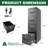 4 Drawer File Cabinet With Lock Metal Vertical File Cabinet Office Home, A4 Legal/Letter Size Narrow File Cabinet Locked,Assembly Required-123994483