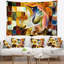 Manière abstraite de tapisserie de peinture intérieure-28485368