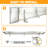 72x12 Inch Folding Concession Shelf（Split）