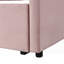 Lit de jour simple rembourré avec lit gigogne escamotable - aucun sommier nécessaire, conception durable-96018727