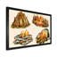 Quatre types de feux de camp - peinture sur toile-67465629-67465632