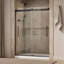 Levity Plus Frameless Sliding Shower Door, 77-9/16 In. H X 56-5/8 - 59-5/8 In. W, With 5/16 In.-Thick Crystal Clear Glass-1975576107