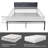 Bacote Upholstered Metal Platform Bed-208417799