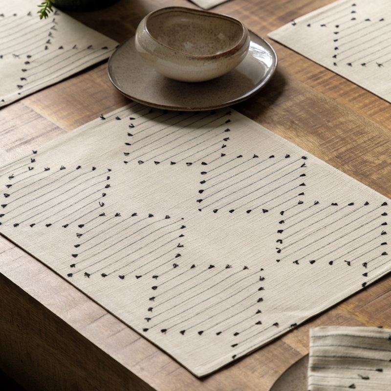 Selyna Cotton Geometric Placemat