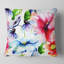 Aquarelle fleurs partout - coussin abstrait imprimé-29877482-29877479