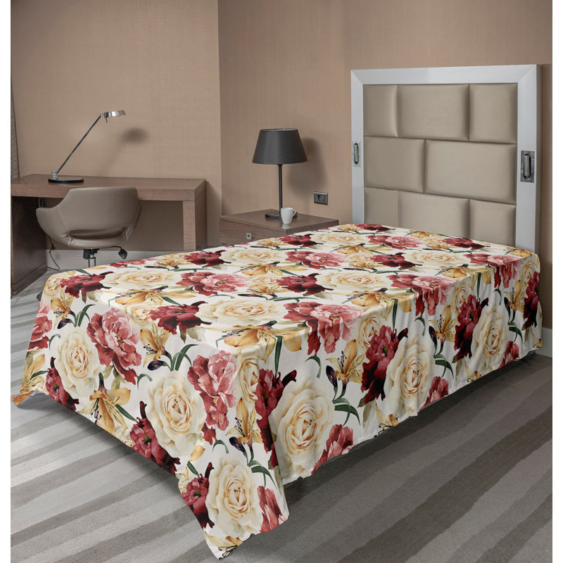 Drap de dessus de jardin Ambesonne, Simple