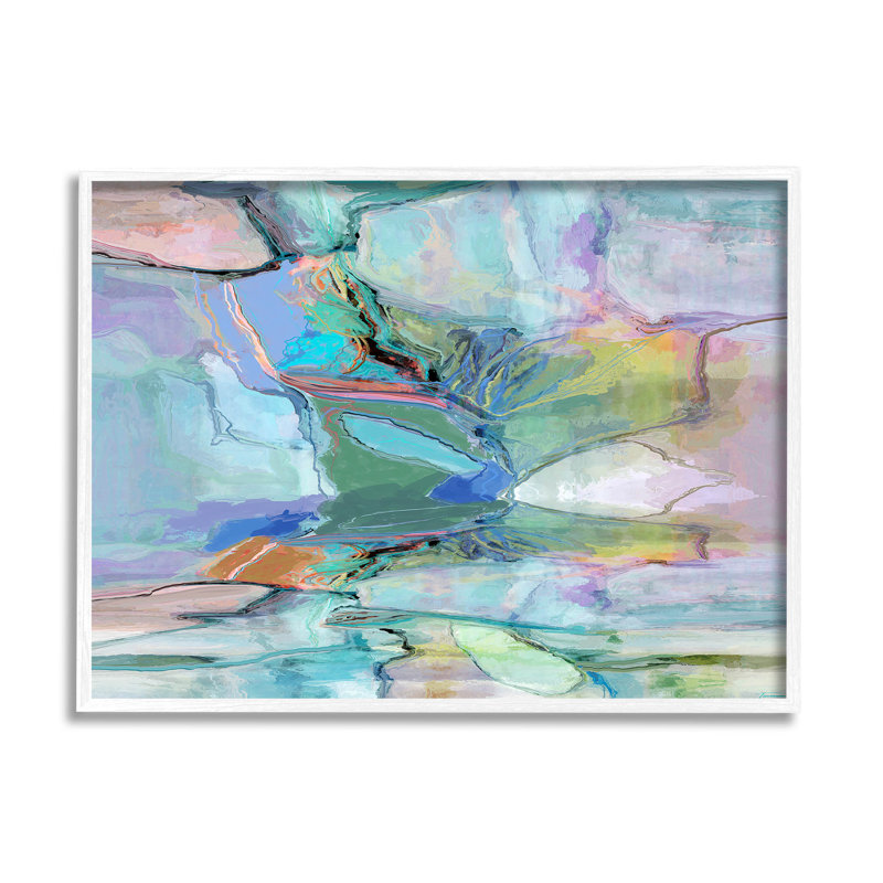 Art de giclée à formes variées et modernes par Michael Tienhaara, H 24 po x l 30 po x P 1,5 po
