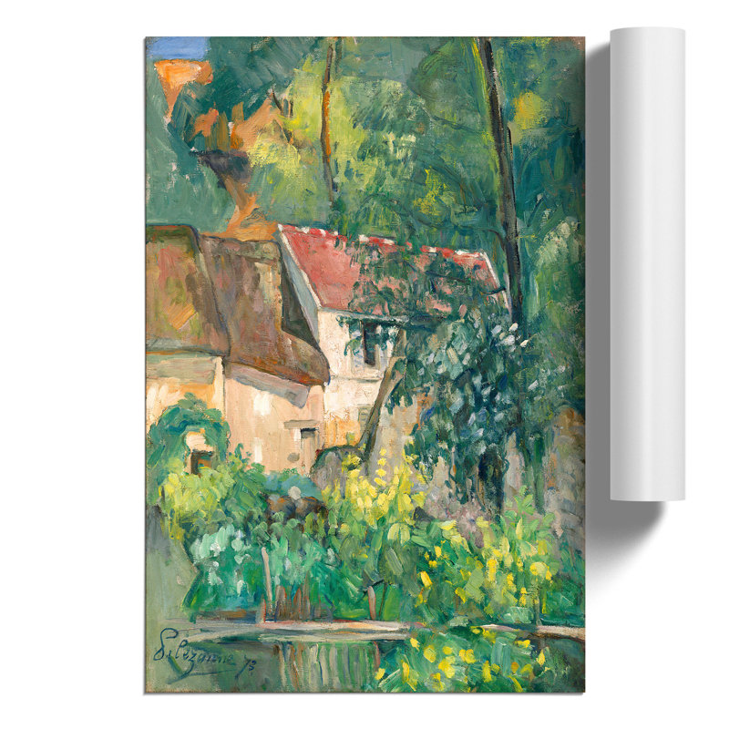 House Of Pere Lacroix by Paul Cezanne - No Frame Painting, 59cm H x 42cm W x 0.1cm D