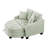 Accent Chair With Storage Semicircular Ottoman-1508179022