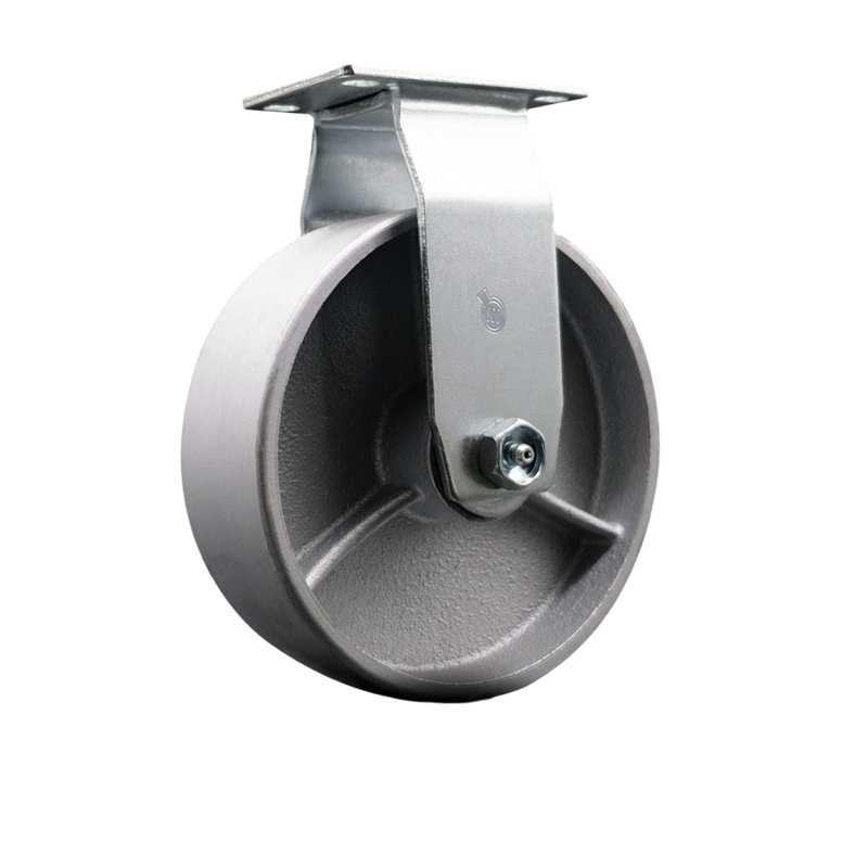 6 Inch Semi Steel Cast Iron Wheel Rigid Caster with Ball Bearing SCC|SCC-20R620-SSB