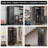 KAER 8-10 Safe Heavy Duty Anti-Theft  Cabinet with Drawer and Magnetic Lamp