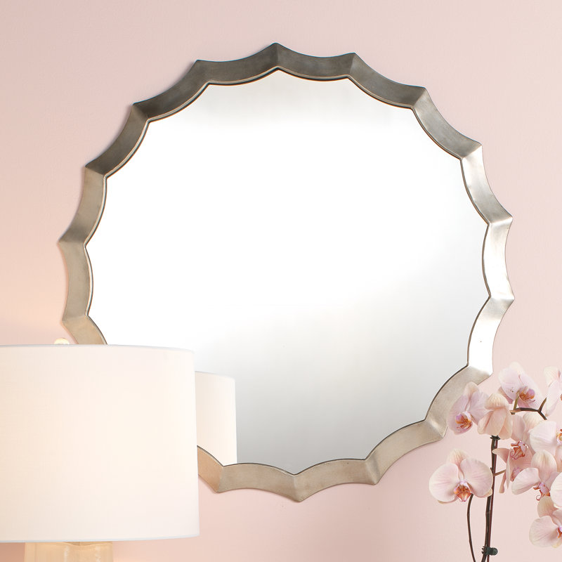 Drinkwater Metal Flat Wall Mirror