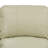 Beige Vegan Leather Manual Recling Loveseat-137802274