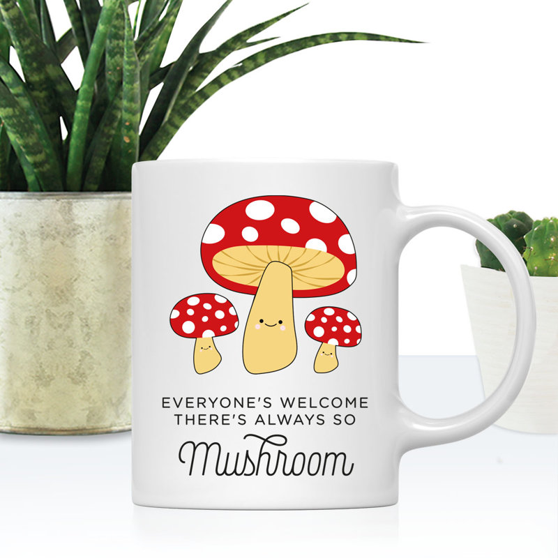 Tasse à café Funny Food pun, Champignon