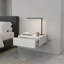 Table de chevet flottante murale avec tiroir Wrought Studio ™ Barcelona l 15,7 po-861995104