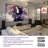 Aeon AcousticPro UHD Series 135" Diag.  16:9 Acoustically Transparent Fixed Frame Wall Projector Screen