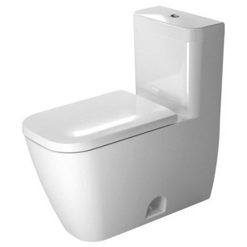Toilette allongée une pièce à double chasse Happy D.2 (siège non inclus)