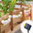 Outdoor 40 - Bulb 393.7'' Solar Powered LED Shaded String Light-1586076796