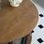 Table basse ronde à trois portes avec rangement, table basse moderne en placage de bois véritable-1483915249
