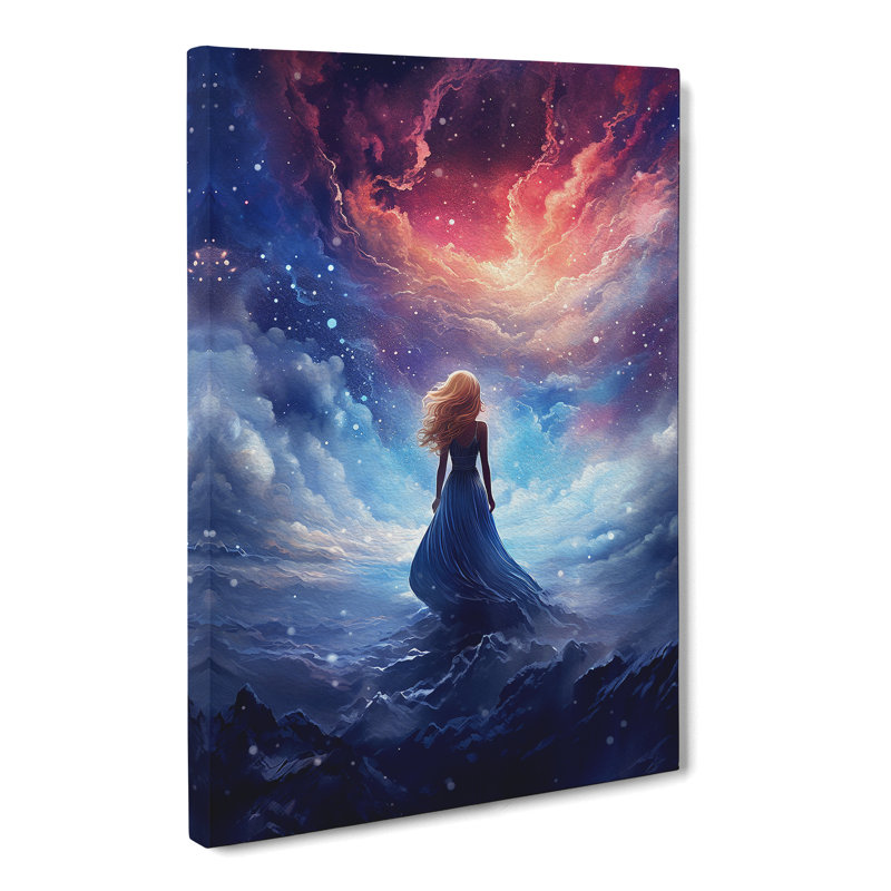 Galaxy Romanticism No.2 - Wrapped Canvas, 60cm H x 40cm W x 3cm D