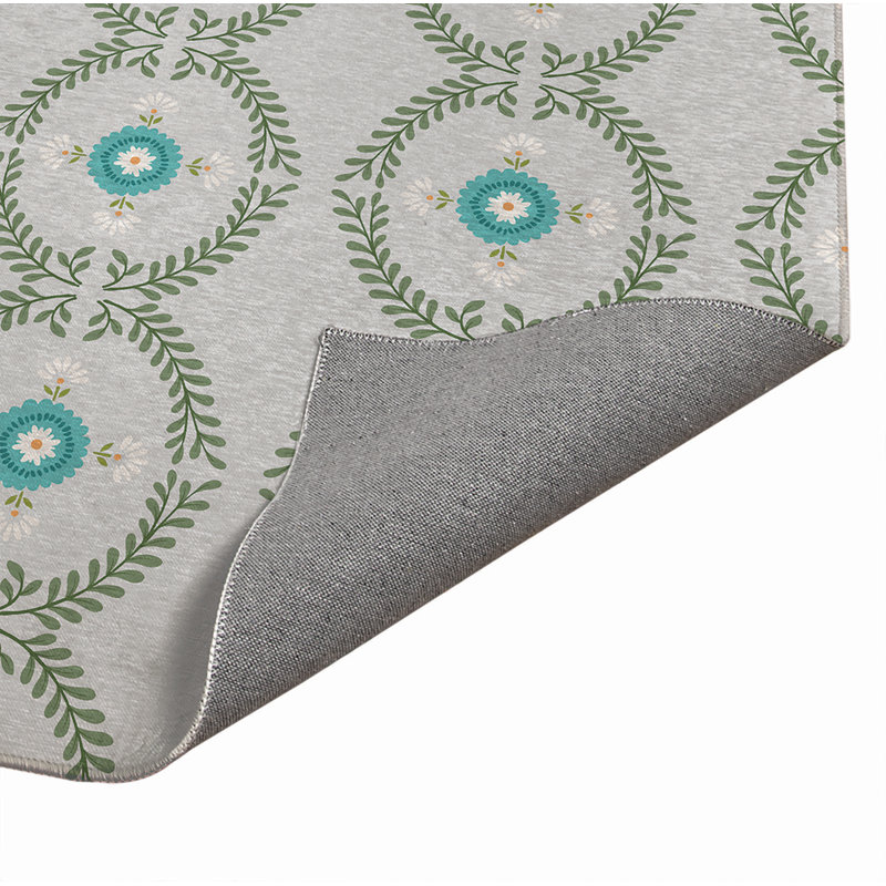 Tapis de bureau Bree, L 36 po x P 60 po, Gris