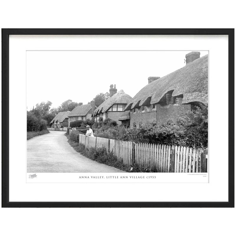 Eversley Cross, The Village 1910 by Francis Frith - Single Picture Frame Print, 60cm H x 80cm W x 2.3cm D