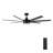 65-inch Ceiling Fan with Remote and Light Kit Included.