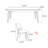 Luxury modern simple creative dining table sets-106325797
