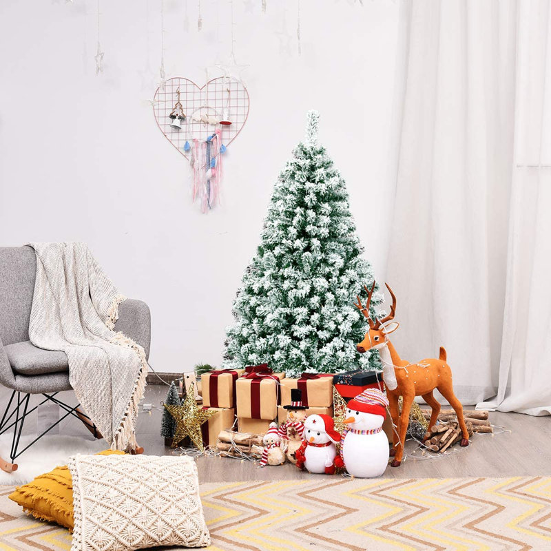 4.43' H Lighted Artificial Fir Christmas Tree