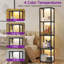 170cm Black LED Tray Table Floor Lamp
