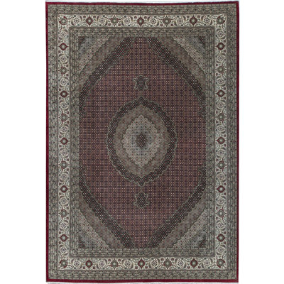 Hand Woven Silk and Wool Oriental Area Rug