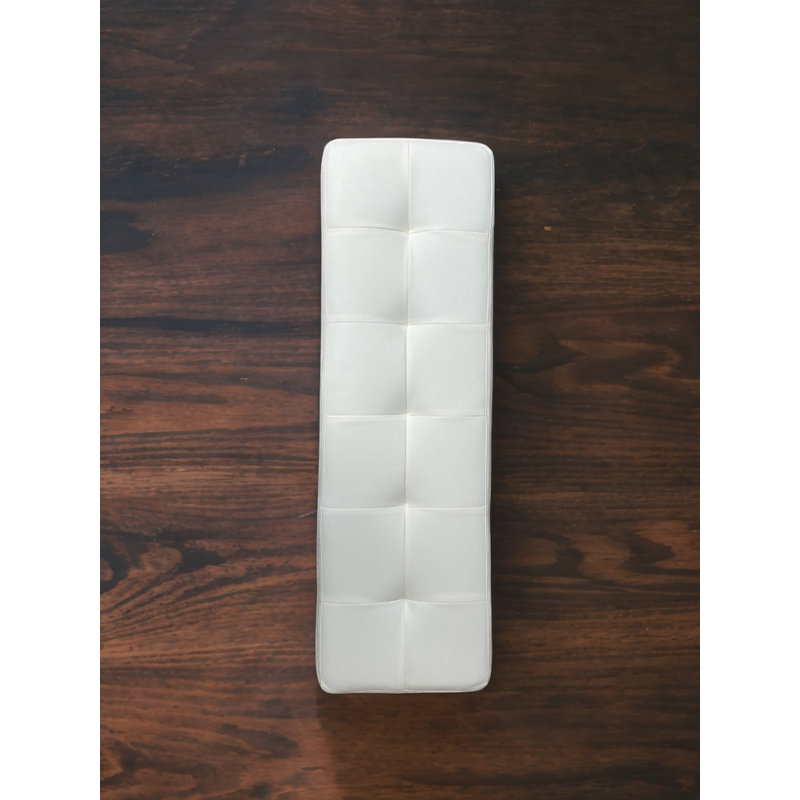 Faux Leather Upholstered Bench